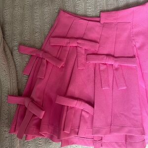 PINK BOW MINI SKIRT SZ SMALL
